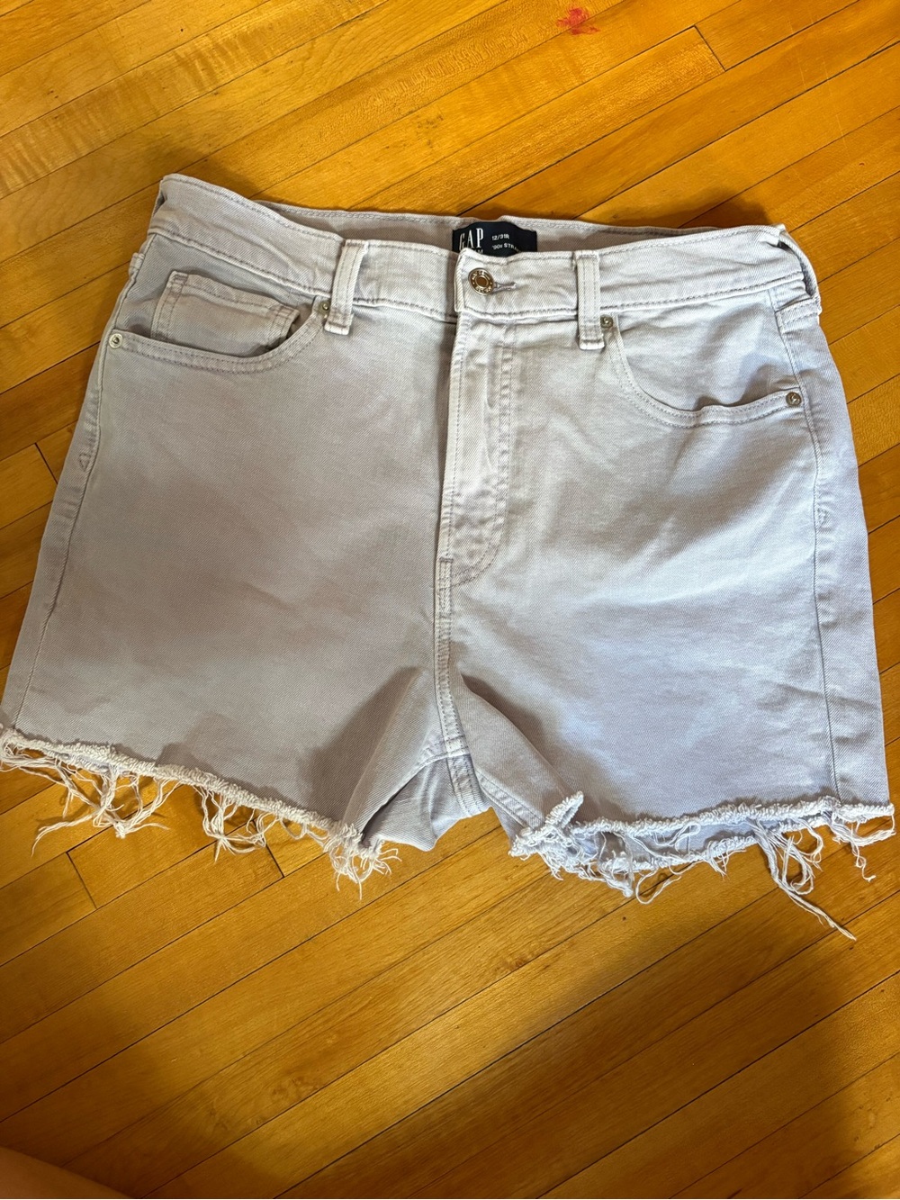 GAP Lavender Jean cut off shorts